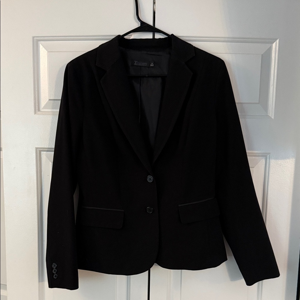 New York & Company Elegant Black Suit Jacket